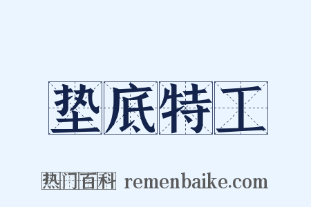 垫底特工是什么意思的图片